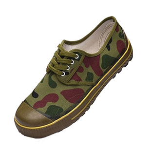 解放鞋博峰低帮男女军训帆布迷彩农田工地鞋劳保球鞋黄胶鞋防护鞋