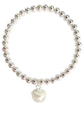 手镯时尚风小吊坠首饰品圆珠链