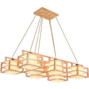 客厅吊灯实木灯北欧木质吊灯日式吊灯酒店会所大厅吊灯木艺吊灯