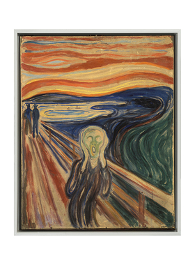 大自然的吶喊 The Scream of Nature 爱德华蒙克 色彩强烈 油画