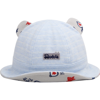 嘟嘟啦帽子春秋宝宝棉翘舌帽幼儿