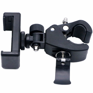 360度手机夹+单车夹圆管夹多功能支架户外拍摄直播旋转增机位夹