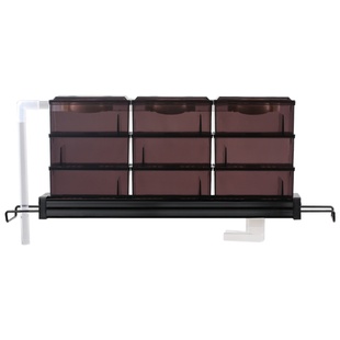 森森鱼缸滴流盒过滤盒水族箱顶部过滤器上置雨淋管三层龟缸过滤槽