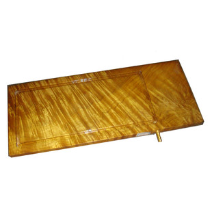 金丝楠木茶盘干泡台 实木茶盘整块 家用小号排水茶台茶托功夫茶具