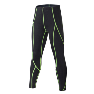 男健身裤运动儿童紧身长裤跑步速干裤压缩裤篮球打裤弹力训练裤夏