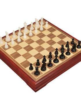 御圣国际象棋高档水晶棋盘木质