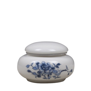 迷你瓷罐美妆瓷盒口红胭脂盒香粉香膏分装罐复古风茶叶罐密封拧盖