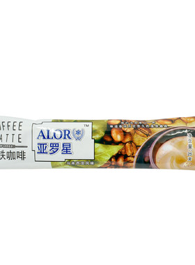 ALOR亚罗星Coffee白咖啡即冲溶速溶咖啡粉三合一拿铁咖啡25gx40条