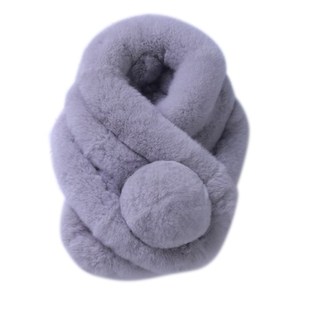 新款韩版獭兔毛围巾百搭两用皮草围脖女冬季加厚保暖毛领可爱围巾