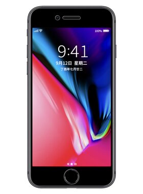 苹果7plus钢化膜iphone8全屏覆盖苹果八手机膜i7全包边七抗蓝光防摔指纹ip8刚化玻璃ipone半7p保护puls贴膜8p
