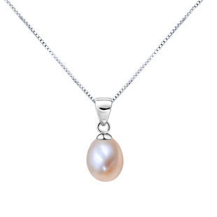 天然珍珠项链送妈妈S925纯银链子真的淡水珍珠锁骨链长款女款017