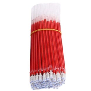 中性笔芯学生用子弹头0.5全针管0.38碳素笔芯墨蓝黑红办公用包邮