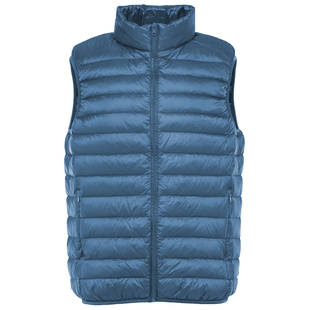 大码羽绒马甲男轻薄羽绒服内胆爸爸背心坎肩中老年超轻便超薄款特