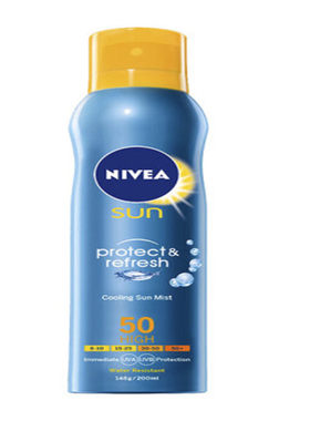 妮维雅透明spf50学生防晒喷雾霜