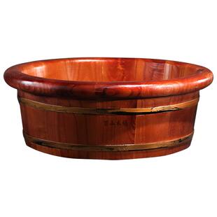 百山儿童泡脚桶木桶成人泡脚桶木质洗脚盆宝宝洗脚桶家用洗脸木盆