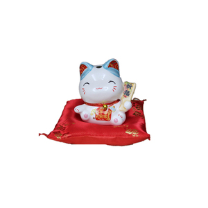 陶瓷招财猫存钱储蓄罐汽车小摆件 办公桌店铺开业车饰生日礼物