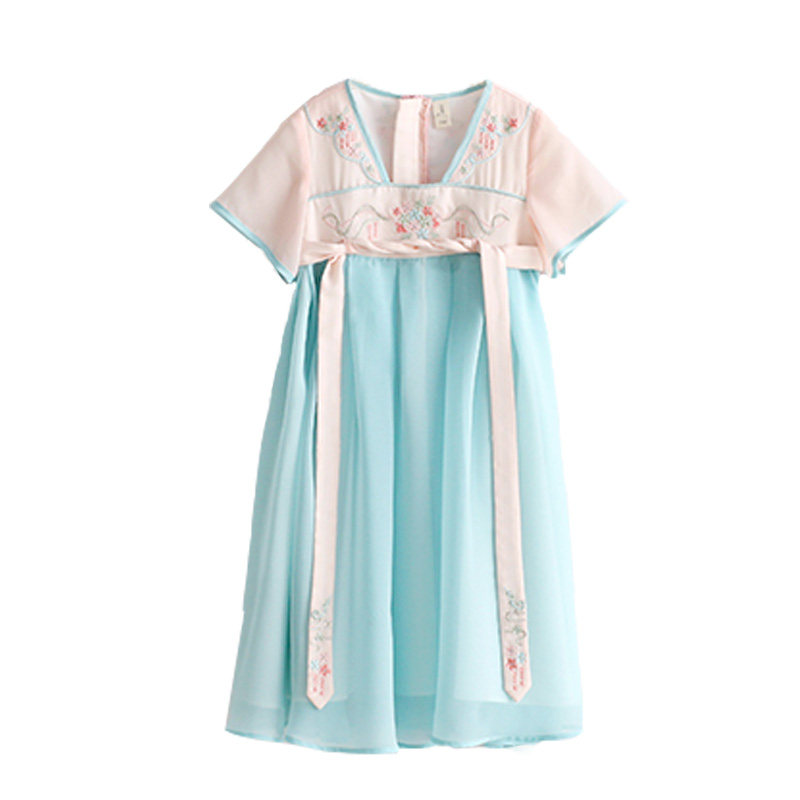 云肩刺绣齐胸襦裙夏季汉服