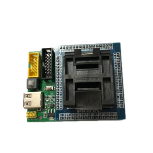 msp430仿真器烧录器座 FET430UIF单片机烧写器TQPF64编程器转接座