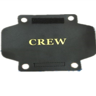 真皮压印CREW机组飞行箱把手套 手柄套拉杆行李箱保护套