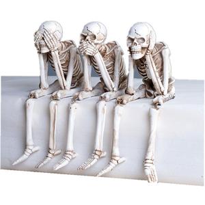 园林景观雕塑田园动物家居摆件户外树脂工艺礼品庭院装饰写实骷髅