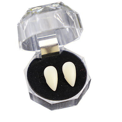 万圣节吸血鬼假牙 cos道具血浆僵尸牙齿假牙套小虎牙装饰动漫周边