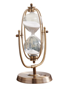 蒂拉美式风水晶礼物沙漏计时器