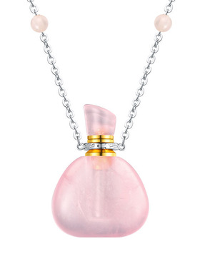 名媛小香风芙蓉石香薰福袋项链