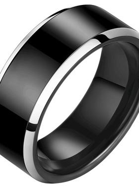 钨金男士戒指个性男生霸气指环