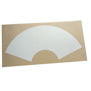 宣纸卡纸扇面空白书法扇形硬卡写生国画生宣仿古白色宣纸扇形镜片