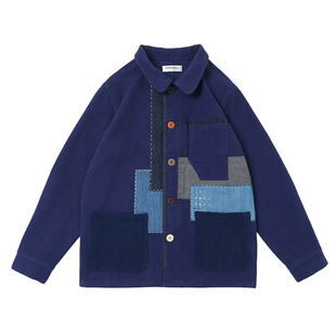 MOUNTsupply手工刺子拼布外套余文乐剑道KAPITAL染夹克VISVIM
