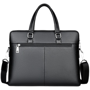 tanmesso男包男士包手提包手拿公文包男商务单肩包软皮休闲挎包