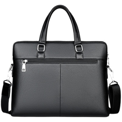 tanmesso男包男士包手提包手拿公文包男商务单肩包软皮休闲挎包