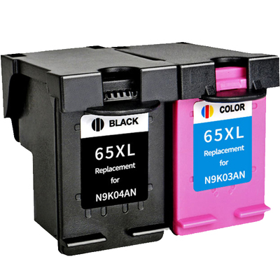 适用HP Deskjet 2655 3720 3721 3722喷墨打印机墨盒 HP65XL墨盒