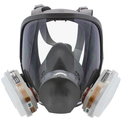 3M6800配6006防毒全面罩多功能喷漆工业粉尘甲醛甲胺氨气防毒面具