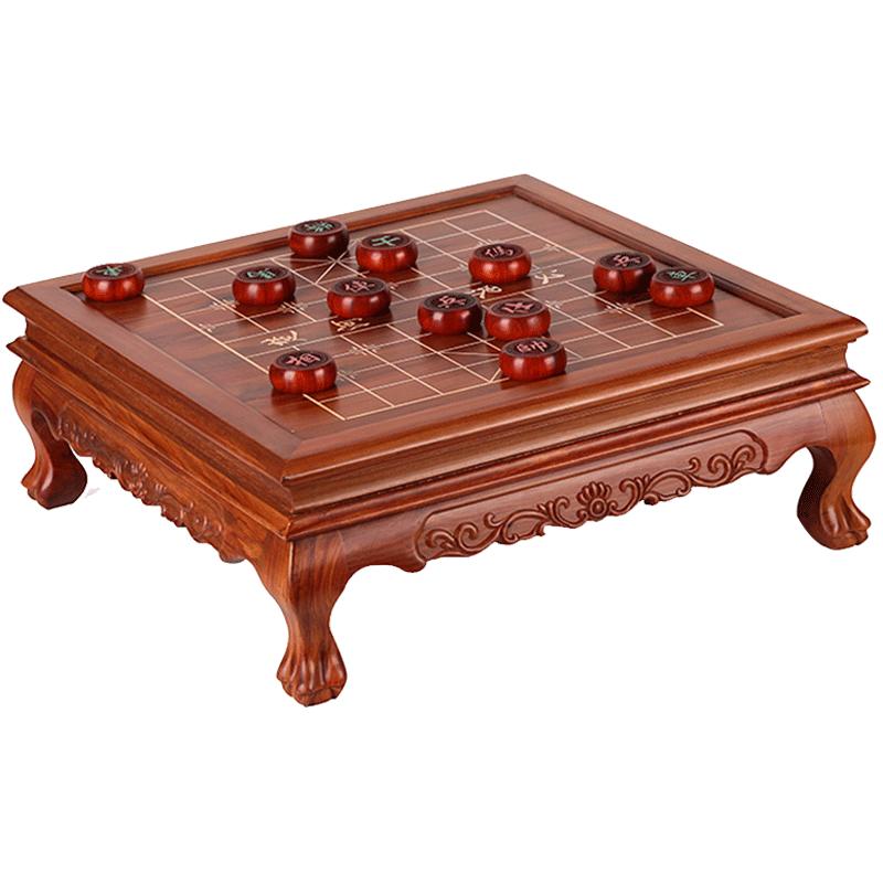 红酸枝木套装家用高档中国象棋