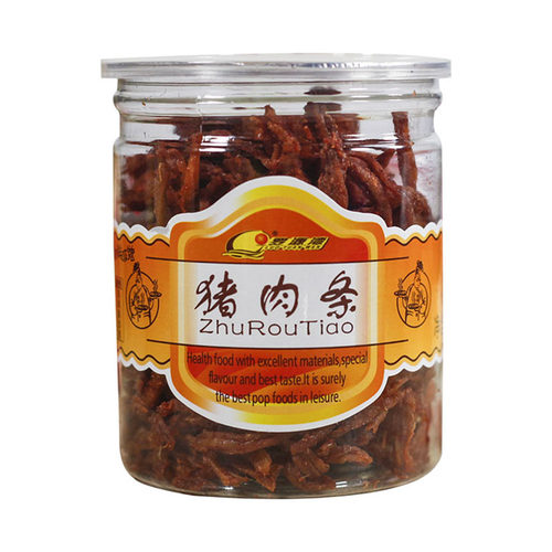 福州特产猪肉条罗源湾原味猪肉条肉松肉干香辣味休闲零食 120g/罐