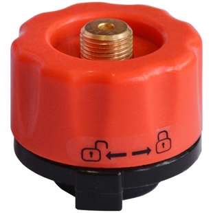 火枫左轮头卡式炉长气罐转接头户外炉头转换装置黑鹿烤架支架山翼