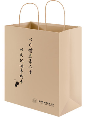 活动宣传手提袋定制印刷牛皮纸袋