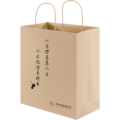 活动宣传手提袋定制印刷牛皮纸袋