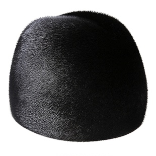 进口水貂帽子男整貂男士皮草帽冬季中老年棉帽貂毛帽貂皮帽包邮