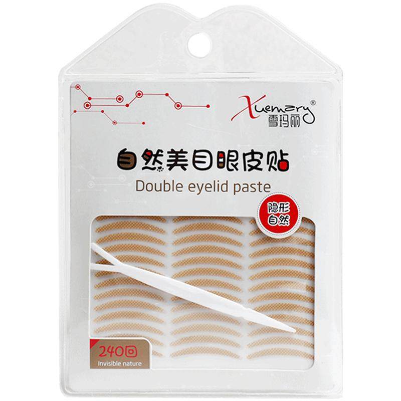 蕾丝双眼皮贴肿眼泡隐形专用女月牙内无痕自然内双细单面贴超神器