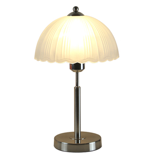 现代简约欧式北欧可调光台灯床头灯卧室台灯玻璃触摸感应台灯