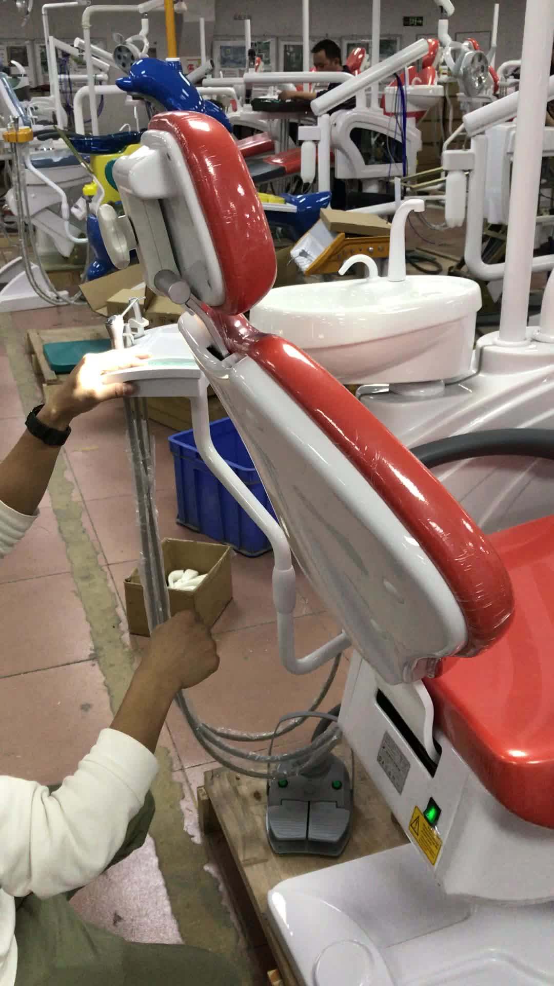 Newest Dental Equipment Beautiful Topmounted Up Tray Dental Chairs