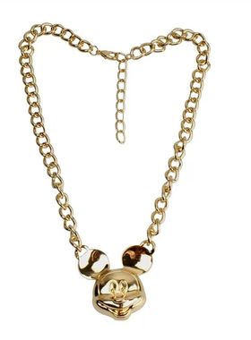 项链米奇女挂坠学生锁骨链