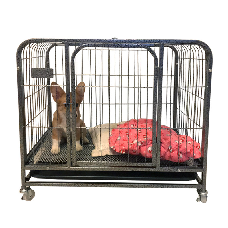 小型犬中型犬狗笼子有轮子带厕所