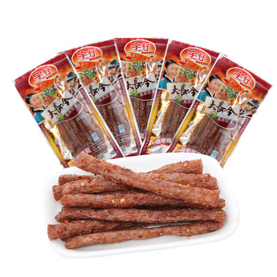 宇仔素食辣条大长今大刀肉
