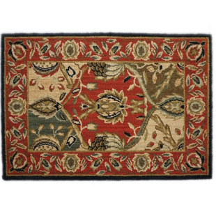 欧式美式波斯客厅进门门口地垫门厅入户门垫玄关垫卧室床边羊毛毯