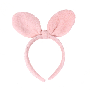 秋冬款白色兔耳朵发箍超大夸张卖萌可爱发卡压发头箍韩版发饰头饰