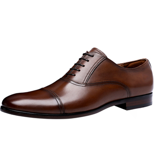 Oxford shoes真皮牛津棕色商务正装结婚礼新郎45大码47皮鞋男鞋48