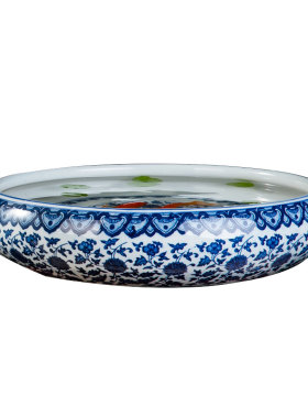 景德镇茶几笔洗主题餐厅陶瓷器